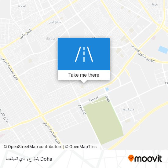 شارع وادي المبتعدة map