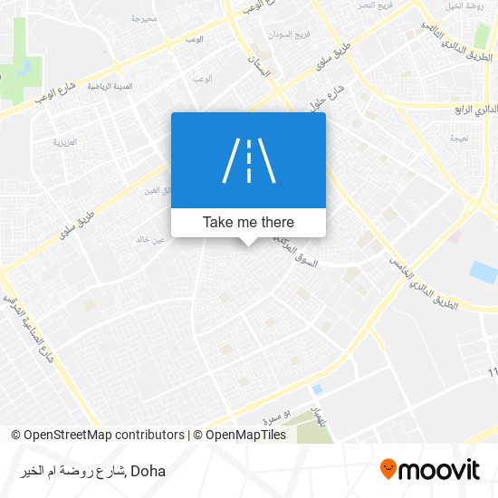 شارع روضة ام الخير map