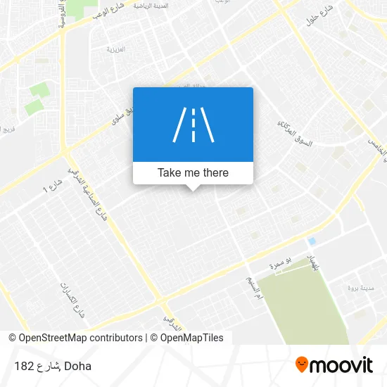 شارع 182 map