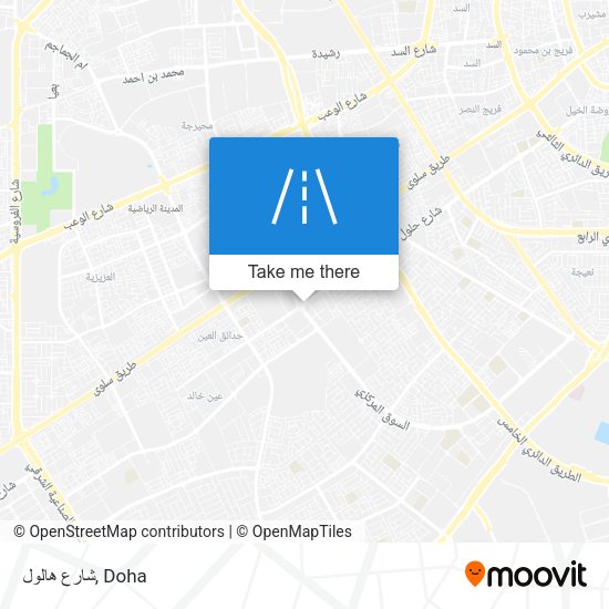 شارع هالول map