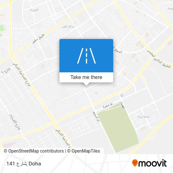 شارع 141 map