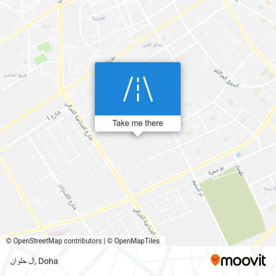 آل حلوان map