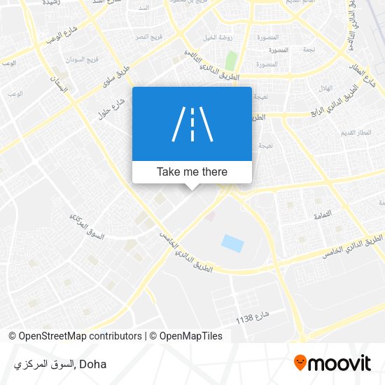 السوق المركزي map