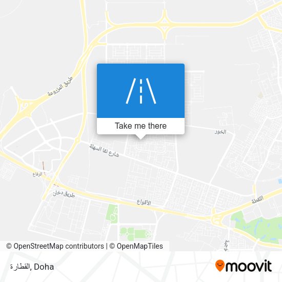القطارة map