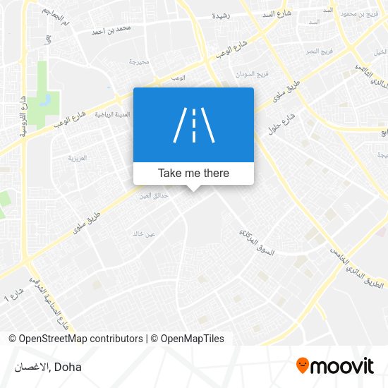 الاغصان map