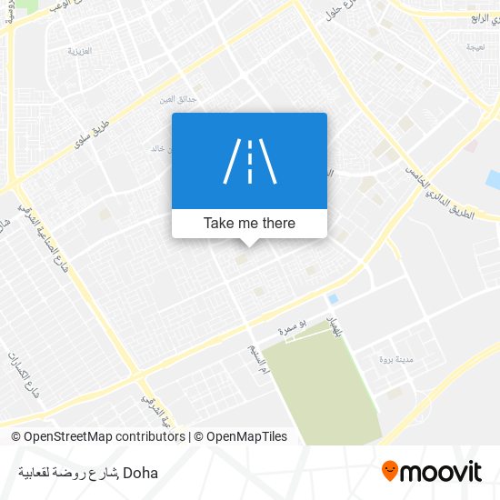 شارع روضة لقعابية map