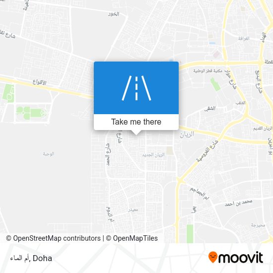 أم الماء map