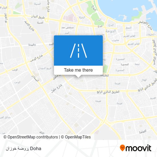روضة خوزان map