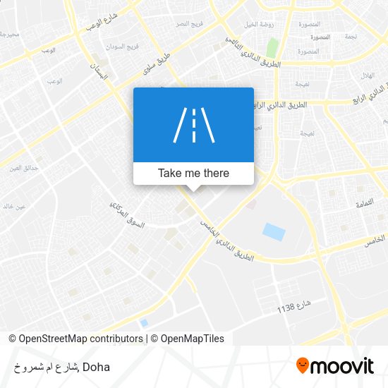 شارع ام شمروخ map