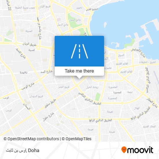 اوس بن ثابت map