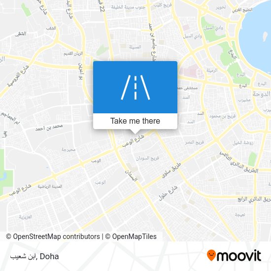 ابن شعيب map