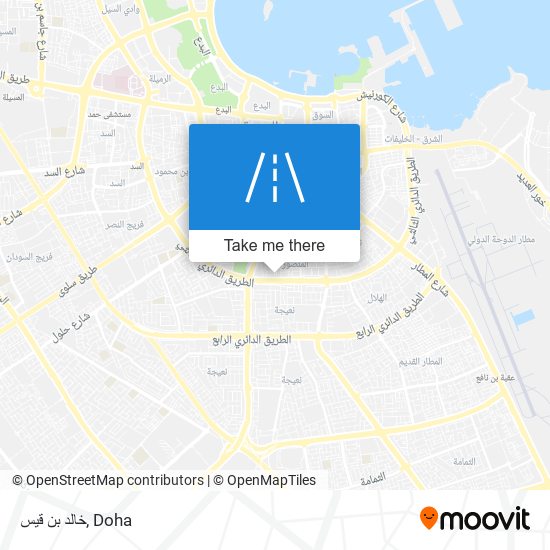 خالد بن قيس map