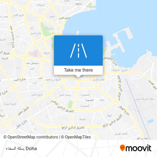 سكة السخاء map