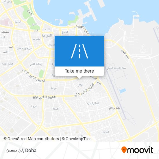 ابن محصن map