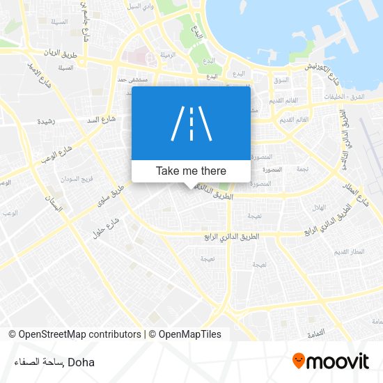 ساحة الصفاء map