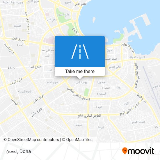 الحصن map