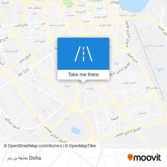 حذيفة بن بدر map