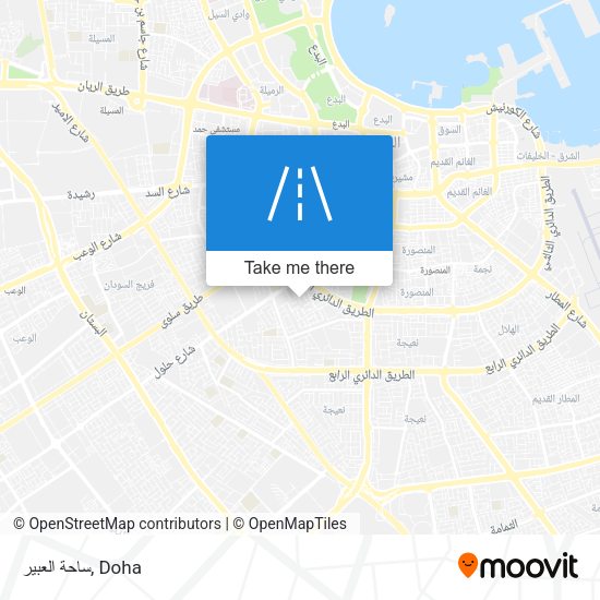 ساحة العبير map