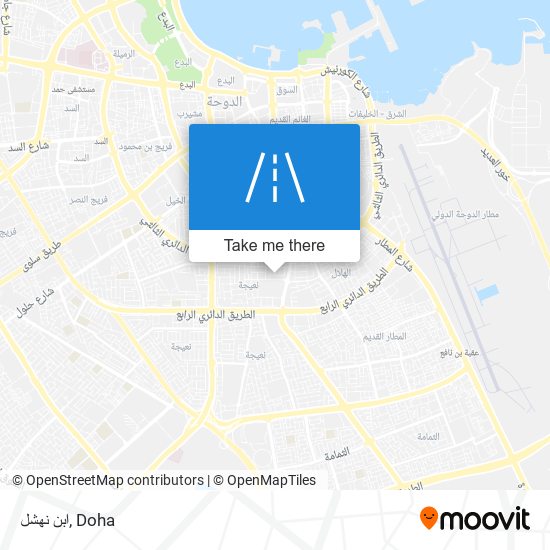 ابن نهشل map