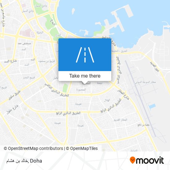 خالد بن هشام map