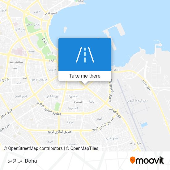 ابن الزبير map