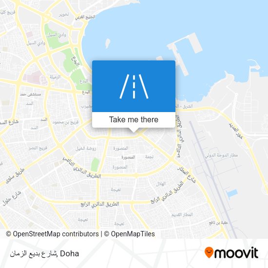 شارع بديع الزمان map