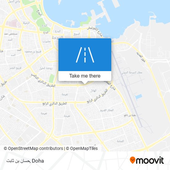 حسان بن ثابت map