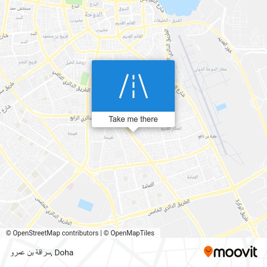 سراقة بن عمرو map