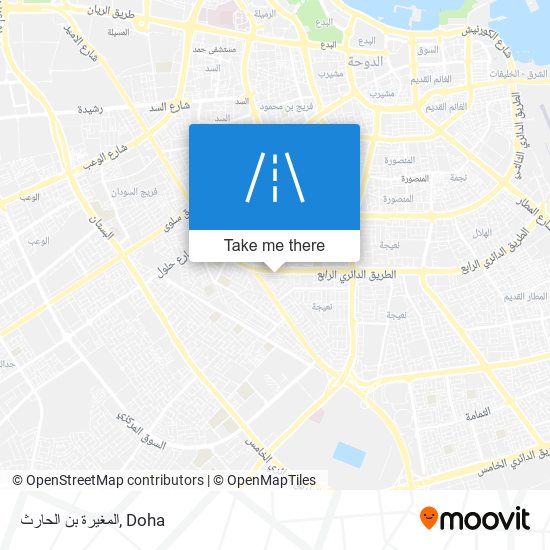 المغيرة بن الحارث map