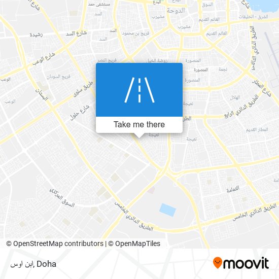 ابن اوس map