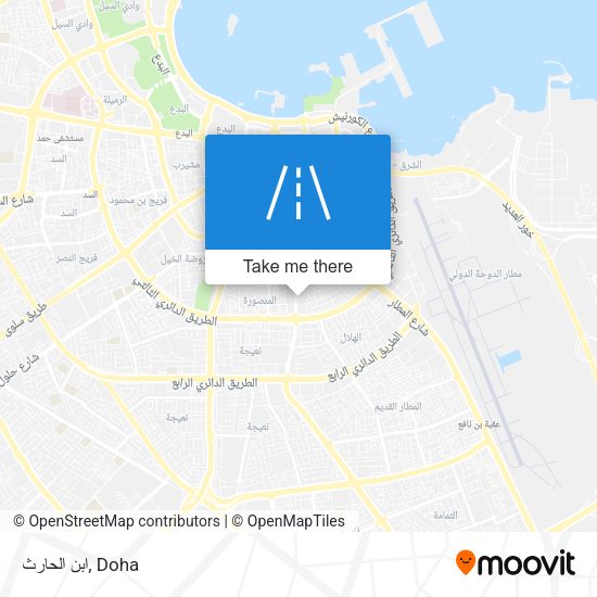 ابن الحارث map