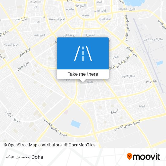 محمد بن عبادة map