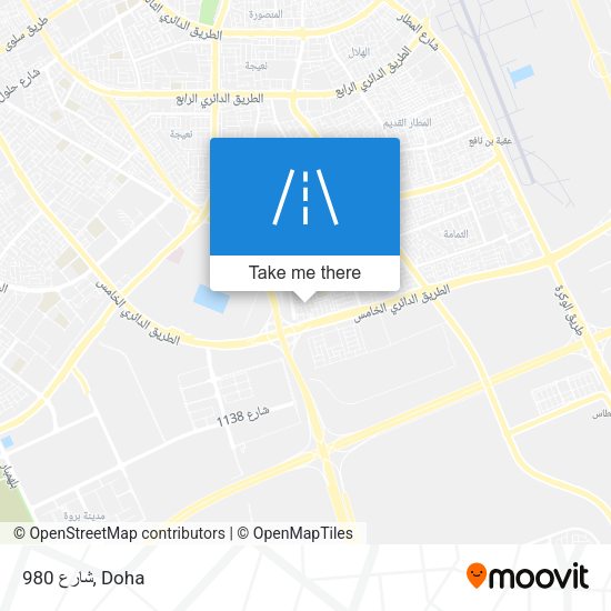 شارع 980 map