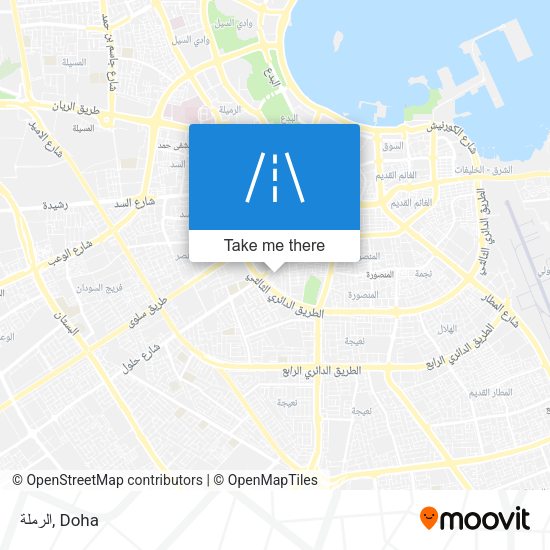 الرملة map