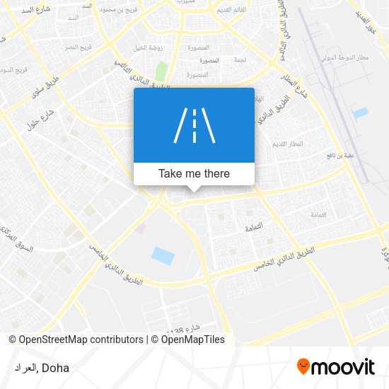 العراد map
