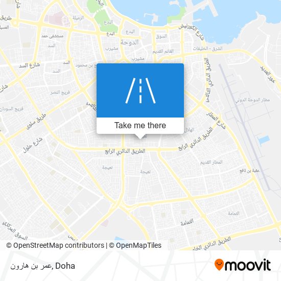 عمر بن هارون map