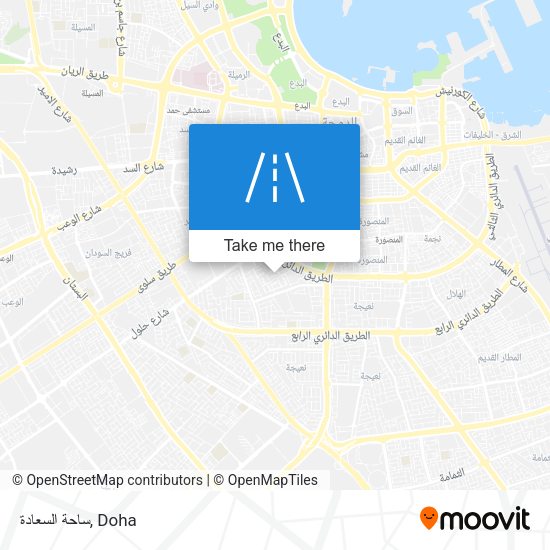 ساحة السعادة map