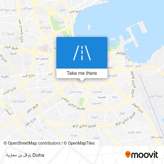 نوفل بن معاوية map