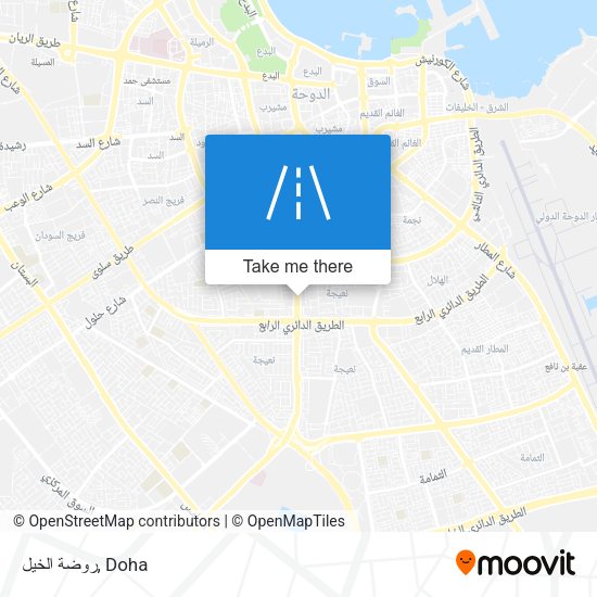روضة الخيل map
