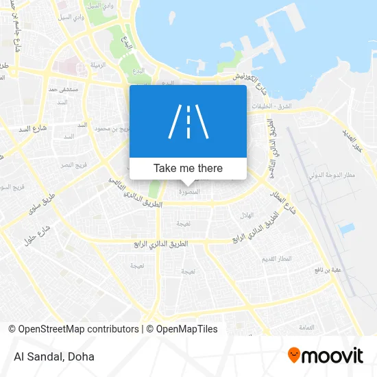 Al Sandal map