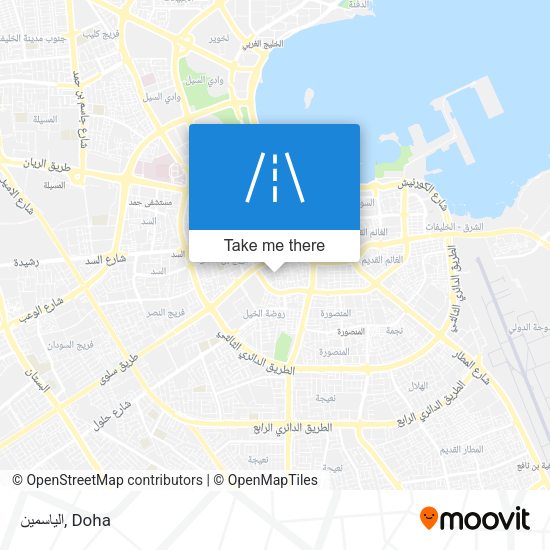 الياسمين map