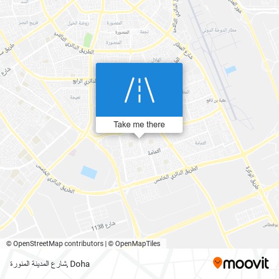 شارع المدينة المنورة map