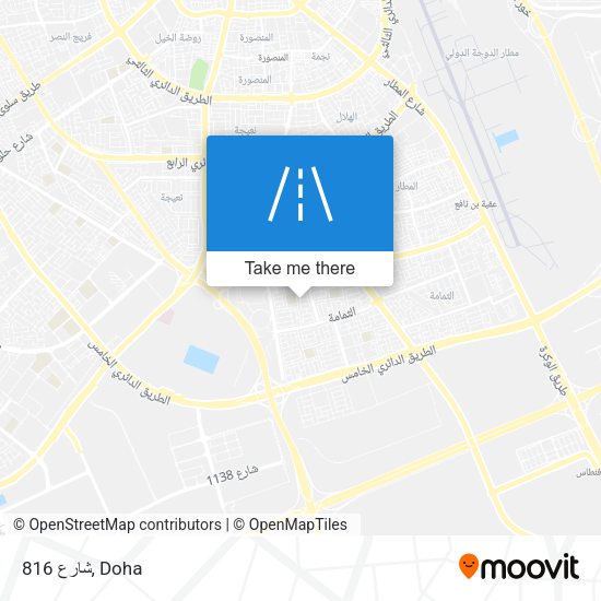 شارع 816 map