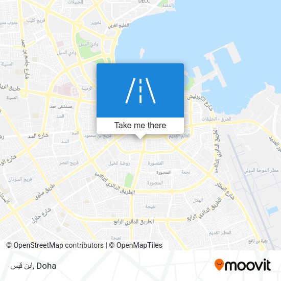 ابن قيس map