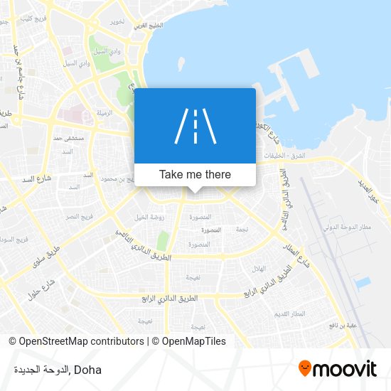 الدوحة الجديدة map