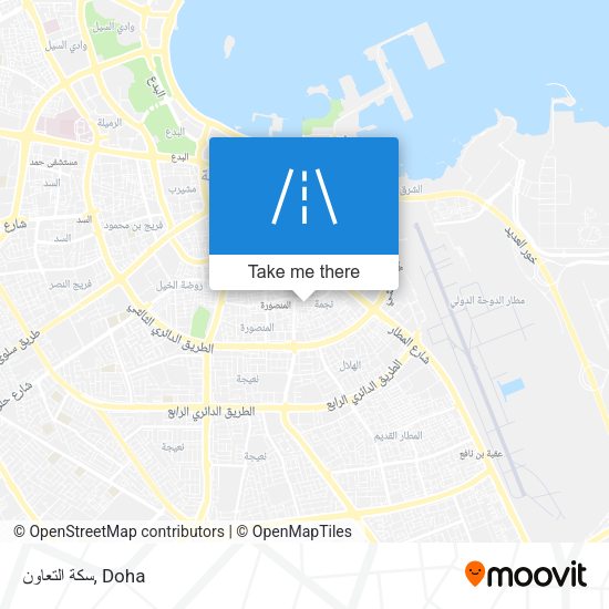 سكة التعاون map
