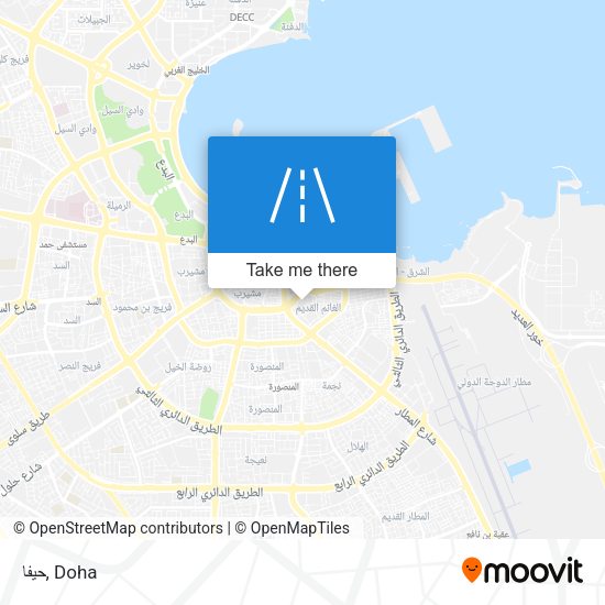 حيفا map