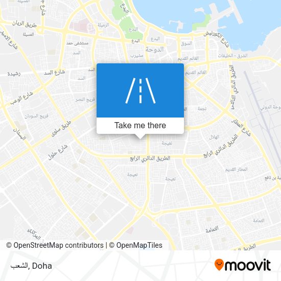 الشعب map