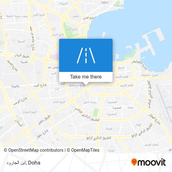 ابن الجارود map