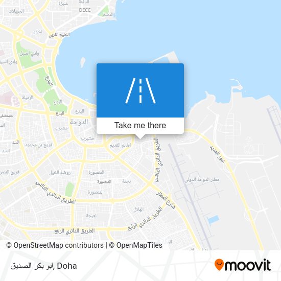 ابو بكر الصديق map